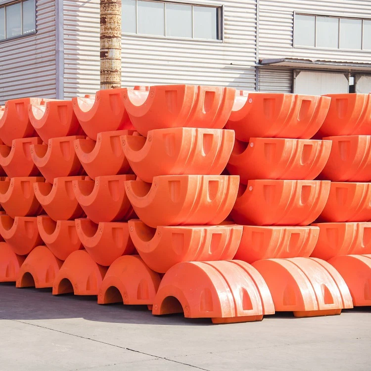 Orange Dredging Pipe Float